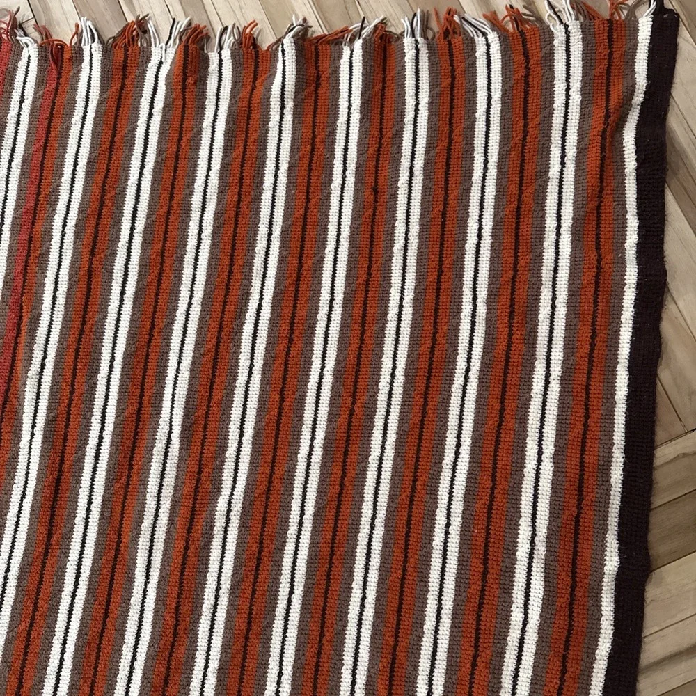 Vintage Handmade Afghan Blanket – 67